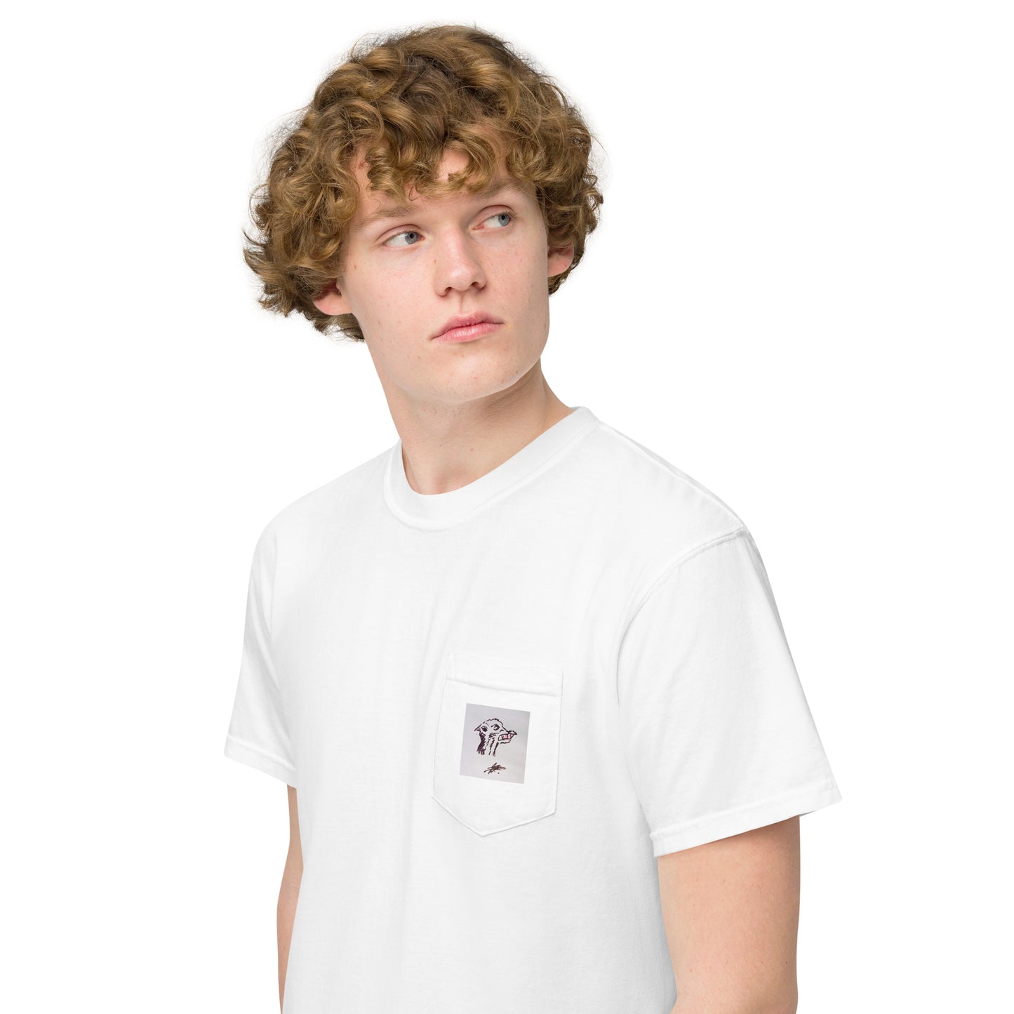 "Beastly Mini" Unisex garment-dyed pocket t-shirt